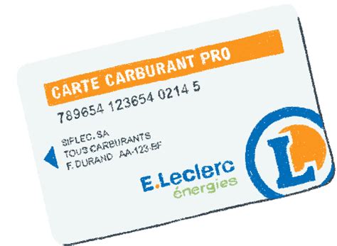 carte carburant leclerc professionnel|carte essence pro leclerc.